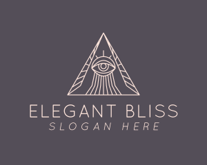 Illuminati - Pyramid Psychic Eye logo design