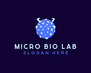 Microbiologist - Germ Infectious Disease logo design