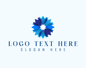 Beauty Petal Flower Logo