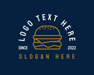 Dish - Burger Meal Snack logo design