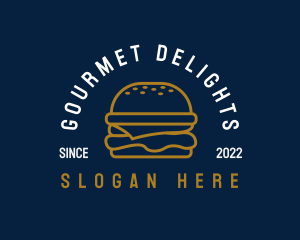 Burger Meal Snack logo design