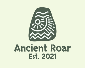 Ancient Mayan Stone logo design