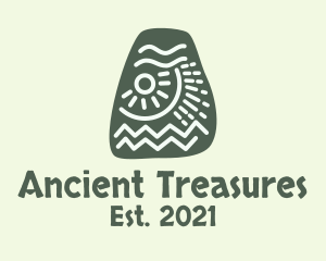 Ancient Mayan Stone logo design