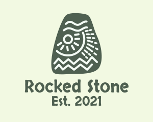 Ancient Mayan Stone logo design