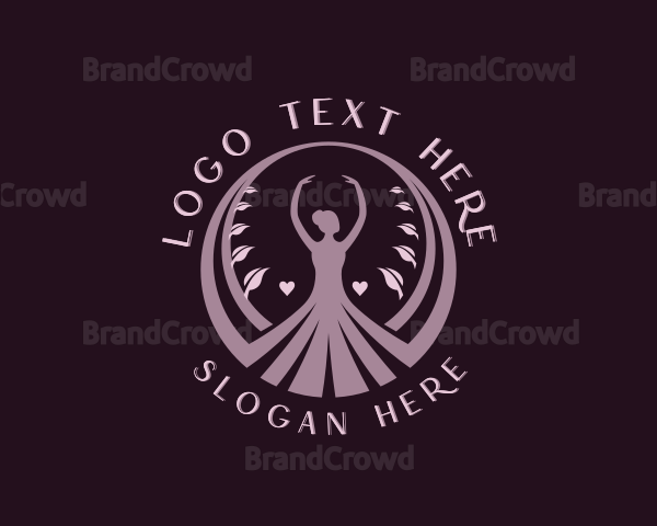 Ballet Yoga Woman Logo