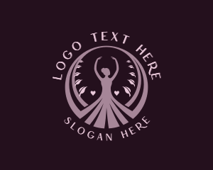 Ballet Yoga Woman  Logo