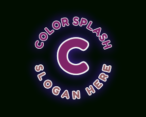 Neon Bar Lounge logo design