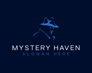 Detective Investigator Guy logo design