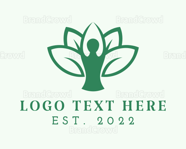 Leaf Yoga Meditation Logo