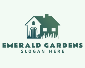 Grass House Gardening logo design