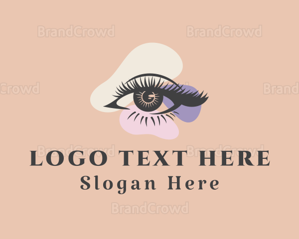 Beauty Eyelashes Makeup Logo