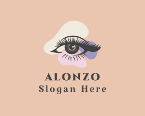 Beauty Eyelashes Makeup logo design