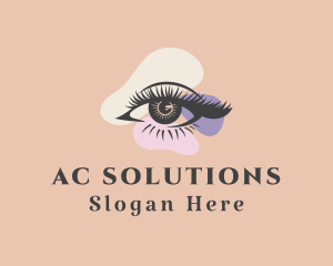 Beauty Eyelashes Makeup logo design