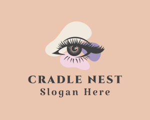 Beauty Eyelashes Makeup logo design