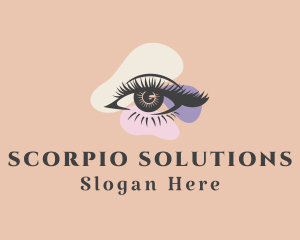 Beauty Eyelashes Makeup logo design