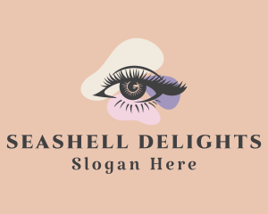 Beauty Eyelashes Makeup logo design