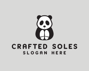 Panda Shoe Sole logo design