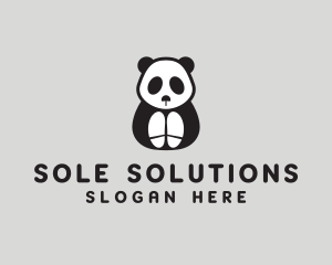 Panda Shoe Sole logo design