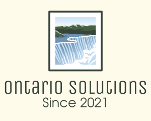 Ontario - Niagara Falls Frame logo design