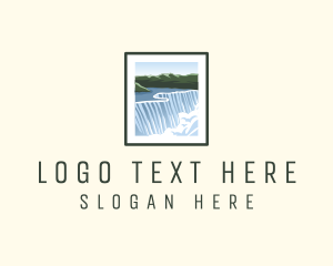 Eco - Niagara Falls Frame logo design