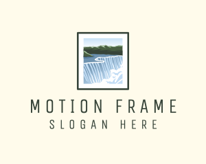 Niagara Falls Frame  logo design