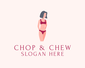 Underwear Lingerie Fashion  Logo