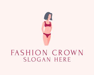 Underwear Lingerie Fashion  logo design