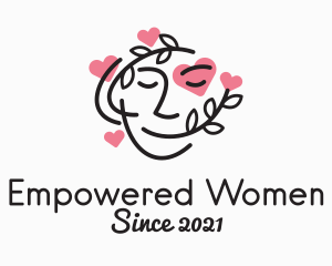 Beautiful Woman Face logo design