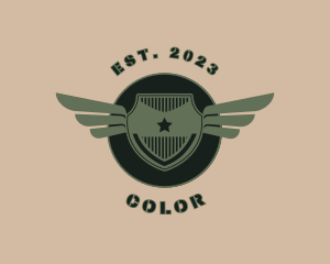 Pilot School - Aviation Air Force logo design