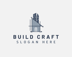 Architect House Building logo design