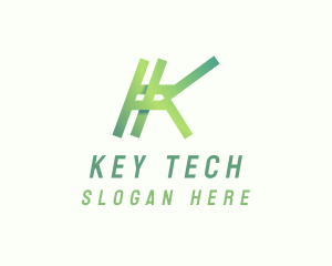 Tech Company Letter K logo design