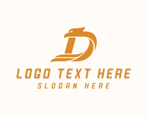 Lettermark - Eagle Airways Letter D logo design