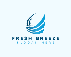 Breeze - Air Breeze Cooling logo design