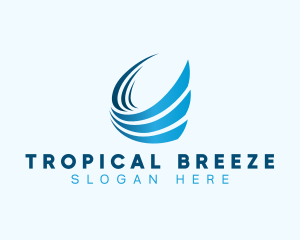 Air Breeze Cooling logo design