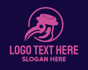 Medieval - Medieval Bird Mask logo design