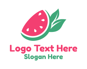 Vegan Watermelon Fruit Stand  Logo