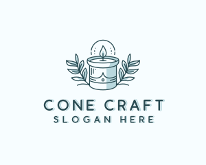 Scented Candle Spa logo design