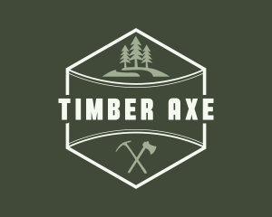 Pine Tree Camping  logo design