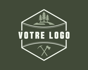 Park - Pine Tree Camping logo design