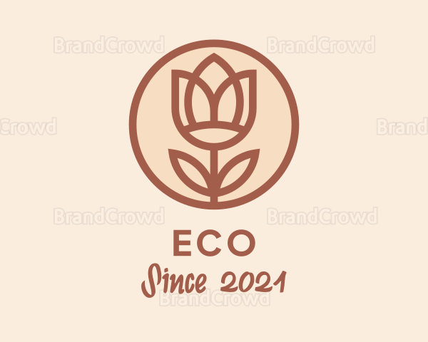 Flower Tulip Plant Logo