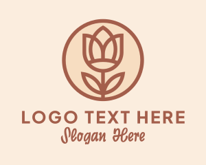 Flower Tulip Plant Logo