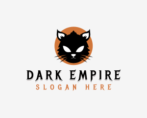 Spooky Feline Cat logo design