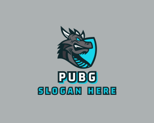 Gamer Dragon Shield Logo