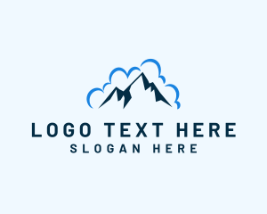 Scenery - Mountain Cloud Scenery logo design