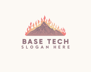 Burning Mountain Outdoor  logo design