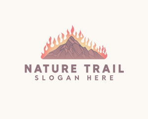 Outdoors - Burning Mountain Outdoor logo design
