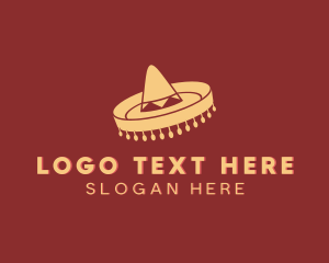 Taqueria - Sombrero Mexican Hat logo design