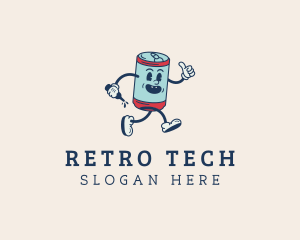 Retro Soda Drink  logo design