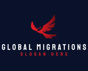 Immigration - Bird Eagle Wing logo design
