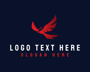 Veteran - Bird Eagle Wing logo design